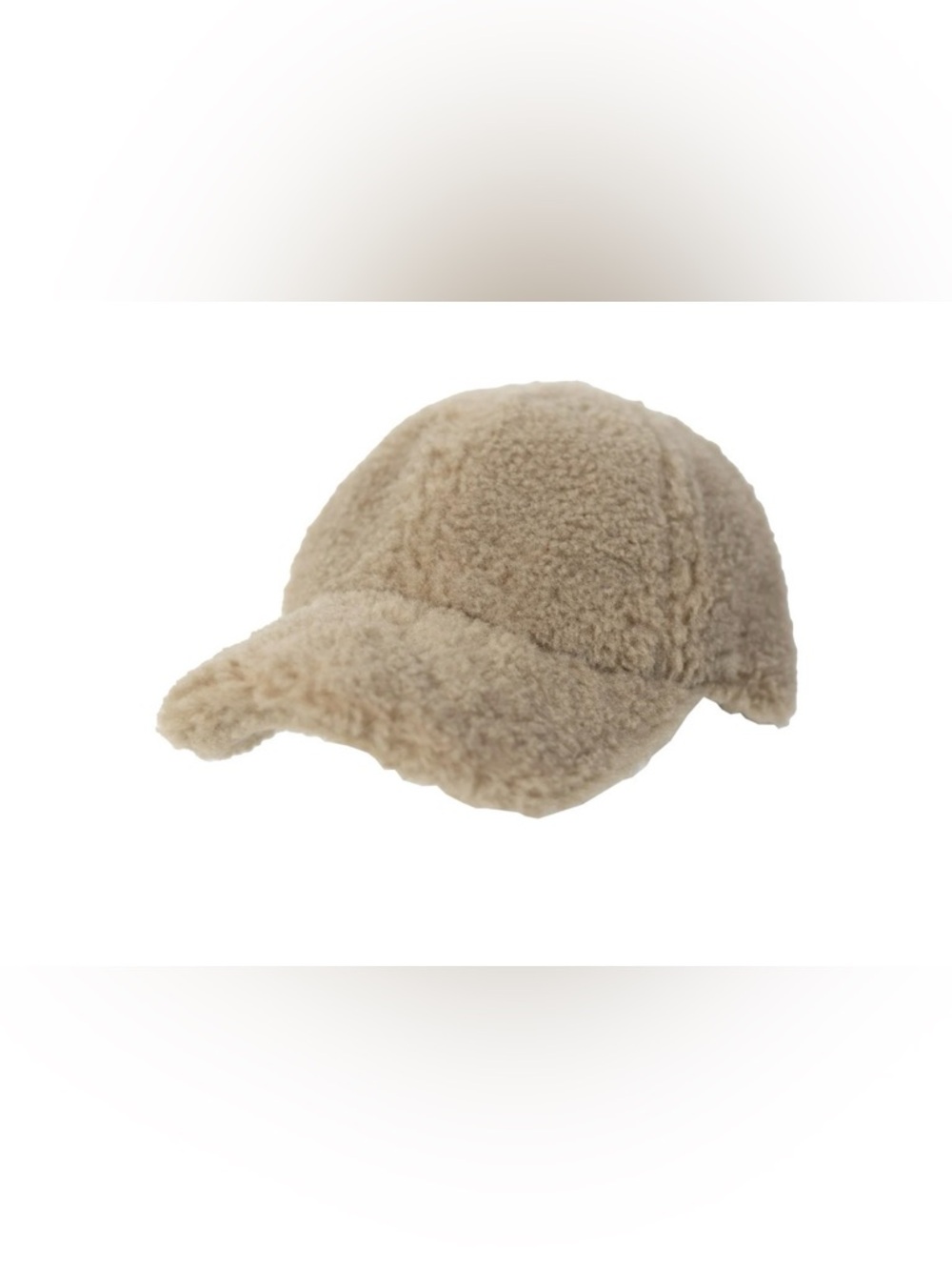 Time and Tru Beige Sherpa Baseball Cap